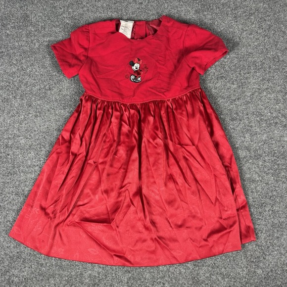 Disney Dresses & Skirts - Vintage Disney Store Minnie Mouse Dress Red Girl's Size  6